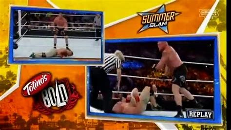 John Cena Vs Brock Lesnar Summerslam 2014 Video Dailymotion