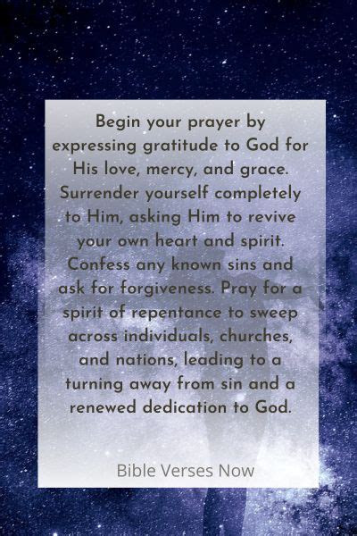 Powerful Prayer Points For Revival And Spiritual Awakening