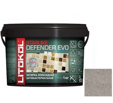 Затирка эпоксидная для швов Litokol Starlike Defender Evo S.215 Tortora ...