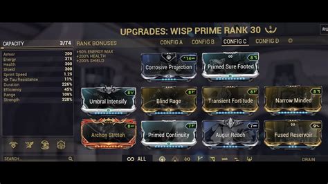 Warframe Wisp Prime Solo Steel Path Lua Survival YouTube