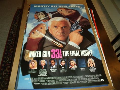 Original Movie Poster Naked Gun The Final Insult