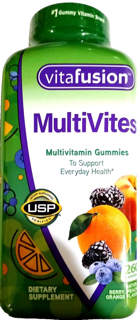 Vitafusion Multivites 260 Multivitamin Gummies Daily Health Support Exp