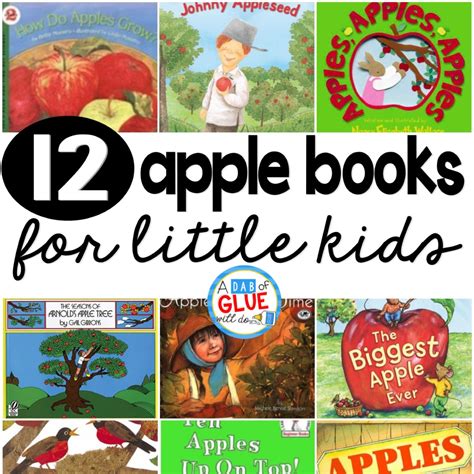 12 Apple Books for Little Kids - A Dab of Glue Will Do