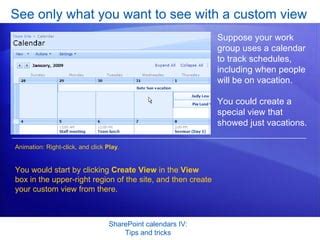 SharePoint Calendar Tips And Tricks PPT Worksheets Library