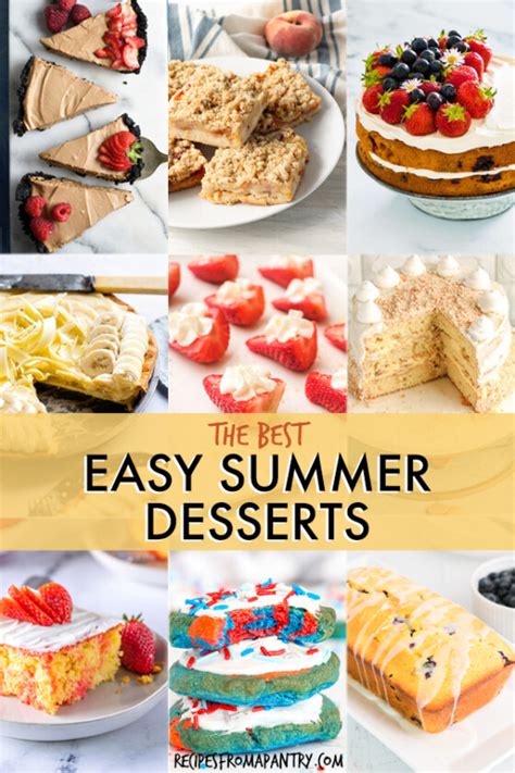 25 Easy Summer Desserts Recipes From A Pantry