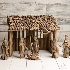 How To Make Your Own Driftwood Nativity Set Nativity Scene Nativity