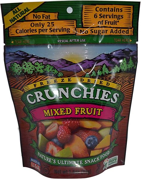 Amazon Crunchies Freeze Dried Mixed Fruit Oz Grocery