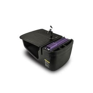 AutoExec Efficiency GripMaster Car Desk Black With Power Inverter And