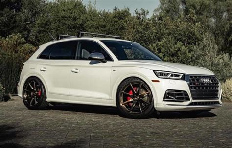 Audi SQ5 B9 White BC Forged RS31 Wheel Front