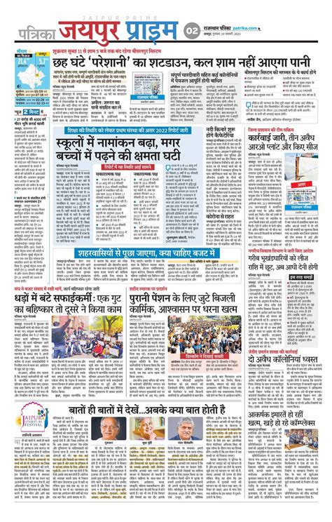 Rajasthan Patrika EPaper Hindi