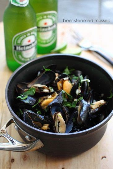 Beer Steamed Mussels - Rasa Malaysia