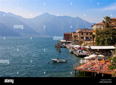 Italy Veneto Lake Garda Malcesine Stock Photo Alamy