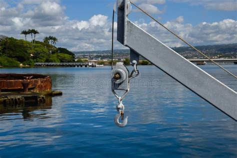 Famous Historic Hawaii Pearl Harbor Monument by the Sea Stock Image - Image of states, hawaii ...