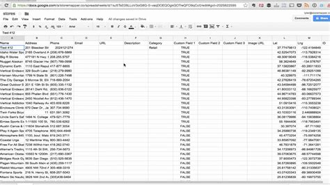 Storemapper Synced Spreadsheet Demo Youtube