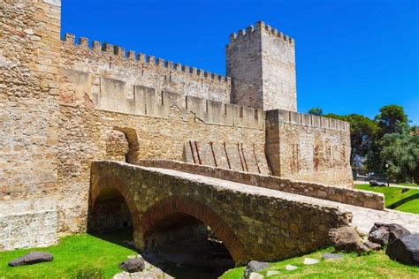 Castelo De Sao Jorge St George S Castle In Lisbon PRT Trip Canvas