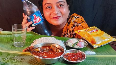 Eating Show Chicken Curry 🍗🔥with Rice Bengali Eating Show Mukbang