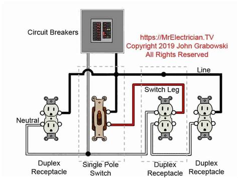 Switched Outlet Wiring Diagrams