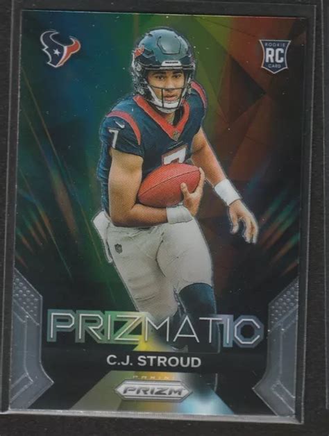 Panini Prizm C J Carte Recrue Stroud Prizmatic Rc Houston