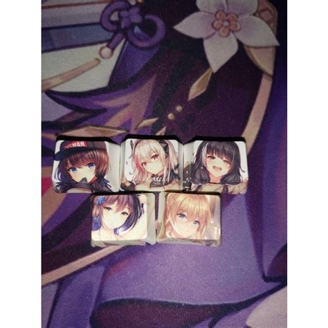 Jual Keycaps Ahegao Anime Hentai OEM PBT Color CTRL ALT FN Shopee Indonesia