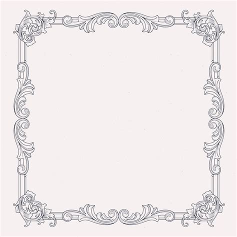 Victorian Border Frame Png