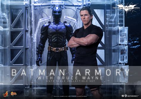Hot Toys Mms The Dark Knight Rises Batman Armory With Bruce Wayne Hot Toys Complete