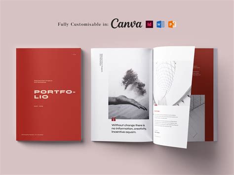 Portfolio Template, MS Word Template, Indesign Template, Brochure ...