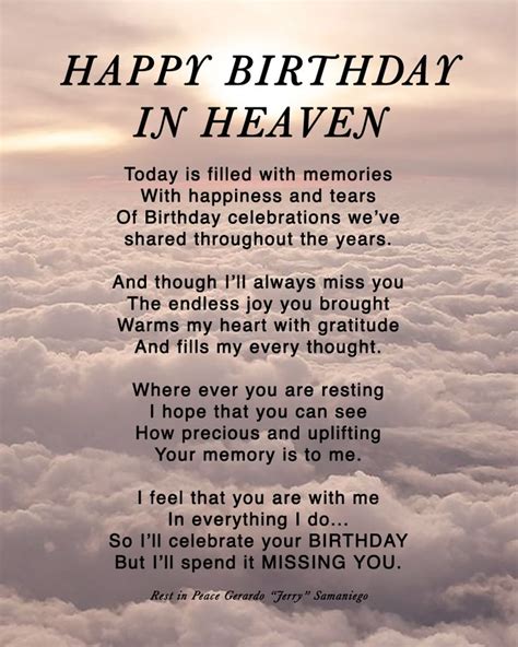 Brother Birthday In Heaven Poem