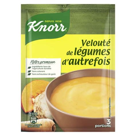 Velouté de légumes d autrefois déshydraté Knorr 75 cl La Belle Vie