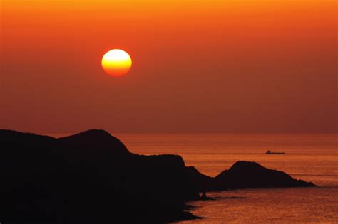 日本海の夕日 By Sanzi2007 （id：663543） 写真共有サイトphotohito