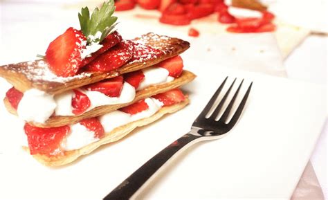 Mille Feuille Aux Fraises