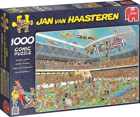 Jan Van Haasteren Voetbal Waanzin Puzzel Stukjes Bol