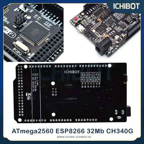 Mega 2560 WiFi R3 ATmega2560 ESP8266 32Mb Memory USB TTL CH340G