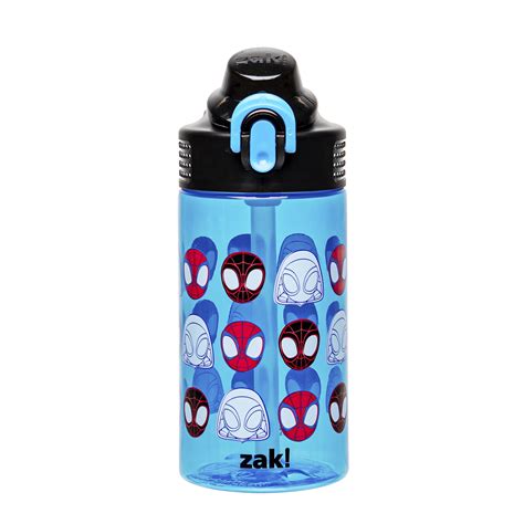 Zak Designs 16oz Marvel Spider Man Kids Drinking Water Bottle Durable