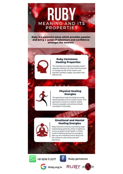 Ruby Gemstone Meaning And Properties | PDF