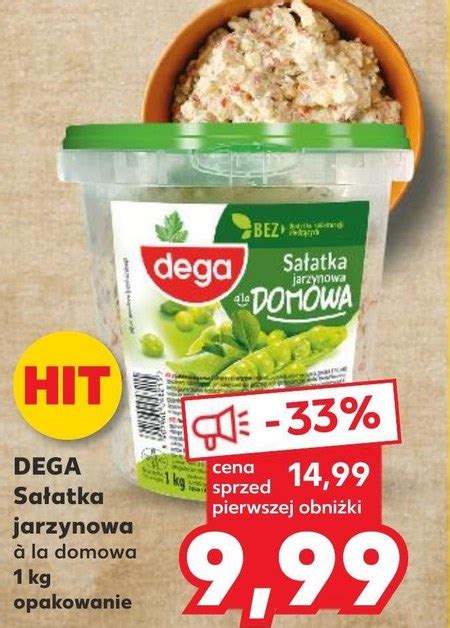 Sałatka jarzynowa Dega promocja Kaufland Ding pl