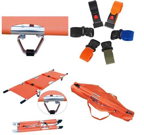 Portable Folding Stretcher Rescue Foldaway Stretcher Transportation Types