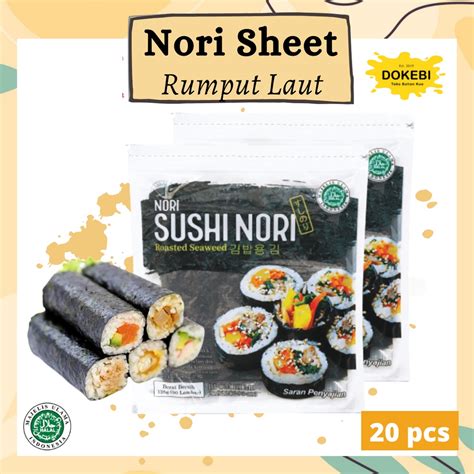 Jual Sushi Nori Java Super Food Sheet Gold Lembar Sushi Roasted