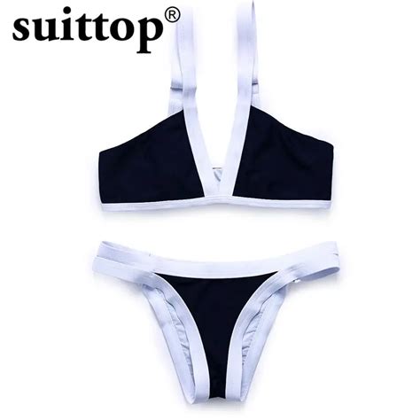 Suittop Bikini 2017 New Sexy Summer Swimsuit Low Waist Bikinis Set Push