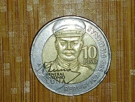 fs  peso commemorative heneral luna coin hobbies toys memorabilia