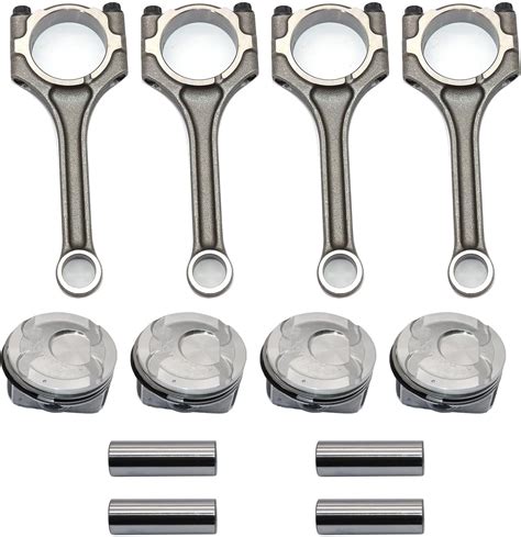 Amazon SecosAutoparts 4 Set Connecting Rod Piston 23041 2B600