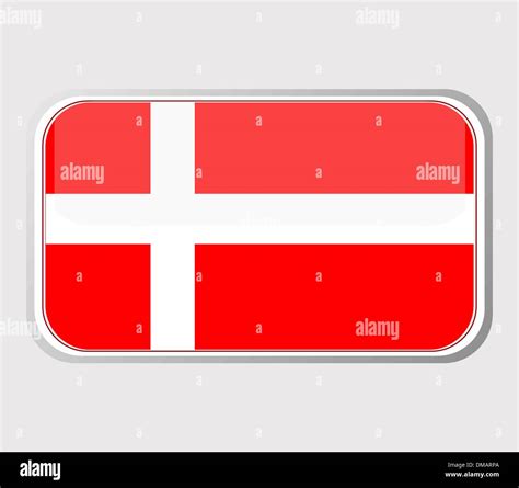 Flag Of Denmark In The Form Vector Stock Vector Image And Art Alamy