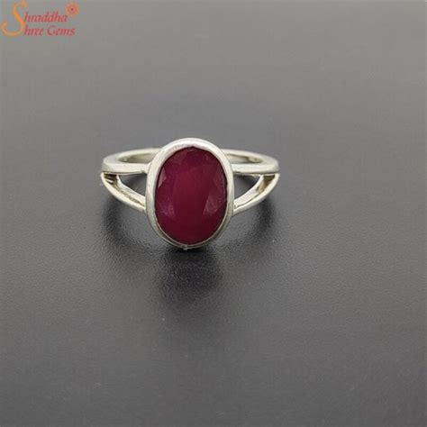 Natural Ruby Ring | Certified Manik Gemstone Ring