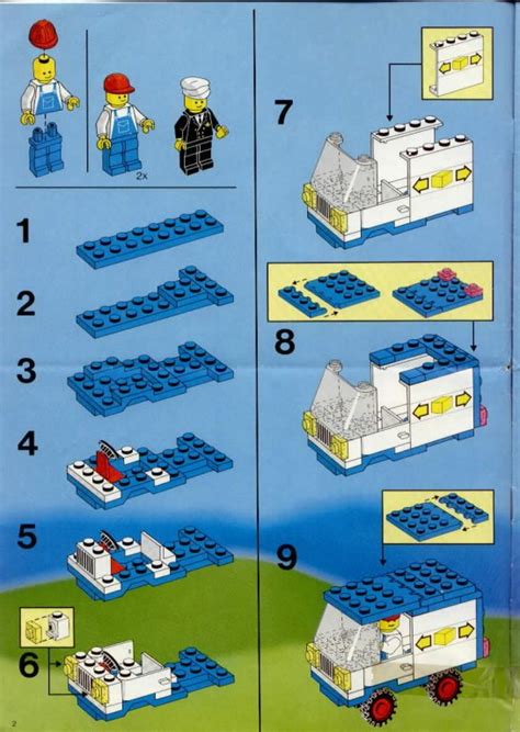 Lego Instructions For Set Delivery Centre Town Flight