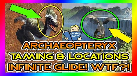 Archaeopteryx How To Tame And Locations And Exploit Guide Ark Survival Evolved Tips And Tricks