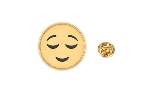 Relieved face Emoji Pin | FINOX