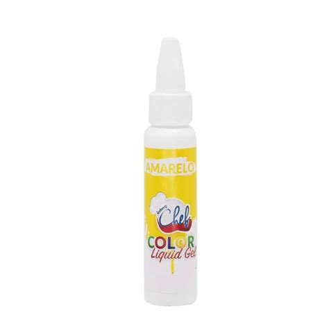 Corante Liquid Gel G Amarelo Chef Iceberg Dotta Festas E Confeitaria