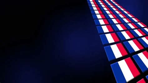 France Flag Animated Background 3d Anima... | Stock Video | Pond5