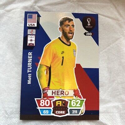 FIFA WORLD CUP qatar 2022 Matt Turner HERO card # 280 new Condition £1. ...