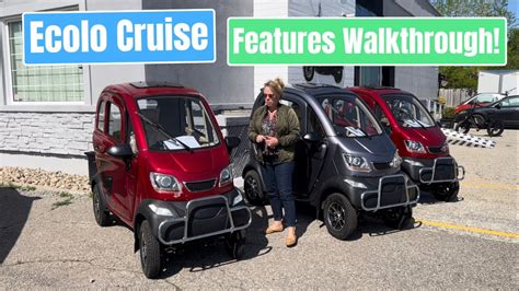 Ecolo Cruise Enclosed Mobility Scooter Features Walkthrough Youtube