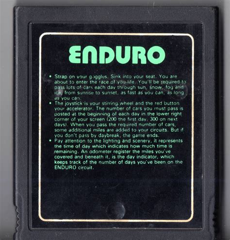 Dynacom Atari2600 Enduro Box Verso By Patomite On Deviantart